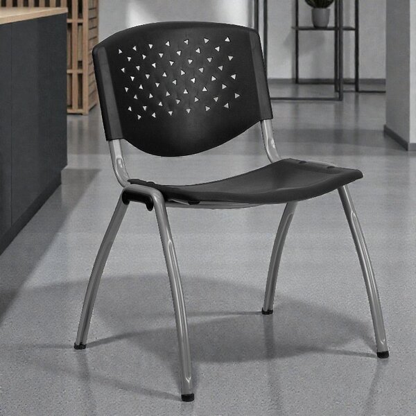 Scaun terasa, bucatarie, spatar si sezut PP, model perforat, inaltime 82 cm