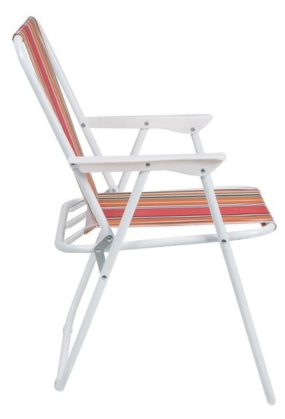 Scaun pliabil plaja si camping, metalic, usor, compact, 58x52x73 cm, maxim 80 kg