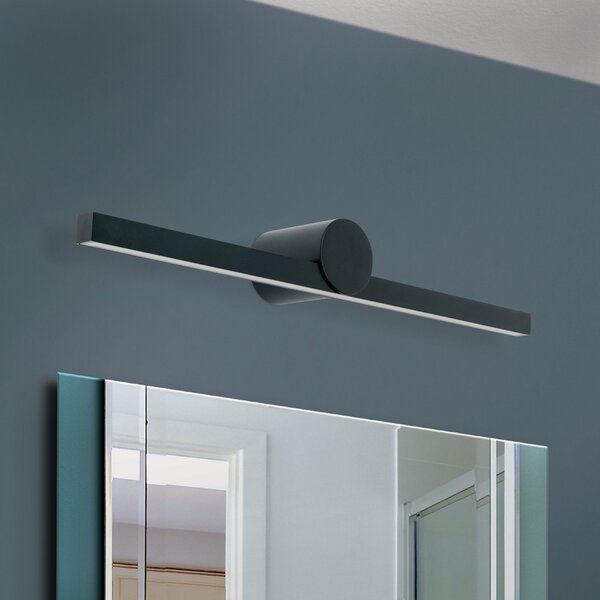 ORION Frumusețe LED oglindă cu lumină, lățime 61cm, negru, Negru, Baie, Metal, Modern