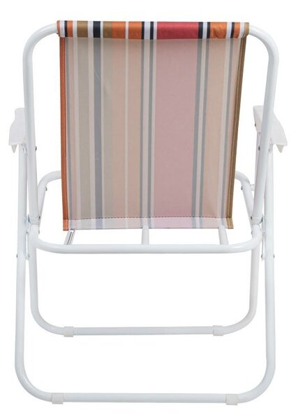 Scaun pliabil plaja si camping, metalic, usor, compact, 58x52x73 cm, maxim 80 kg
