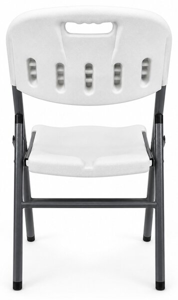 Scaun pliabil pentru gradina, camping, catering, cadru metalic, 120 kg, 46x53x87 cm