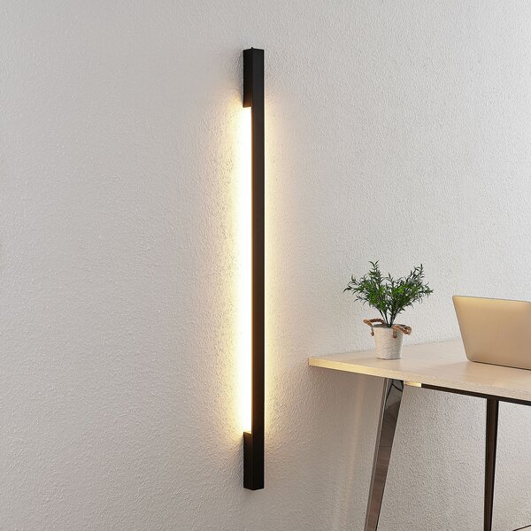 Arcchio Ivano aplică LED, 130 cm, negru, Negru, Hol, Aluminiu, Modern