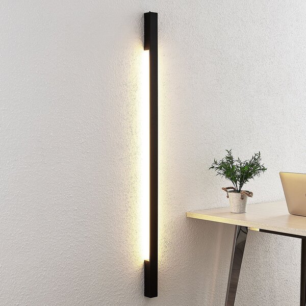 Arcchio Ivano aplică LED, 130 cm, negru, Negru, Hol, Aluminiu, Modern