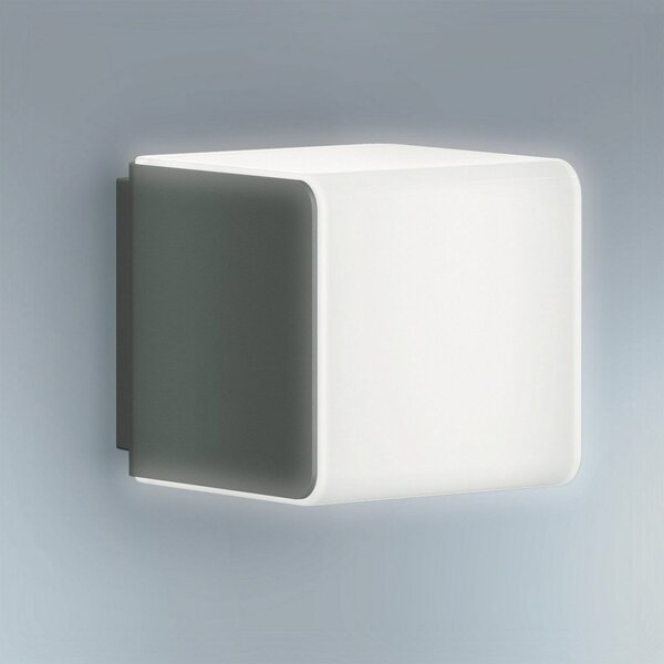 STEINEL Lampa de perete pentru exterior Smart Sensor L 830 SC, antracit, IP44, Negru, Plastic, Modern