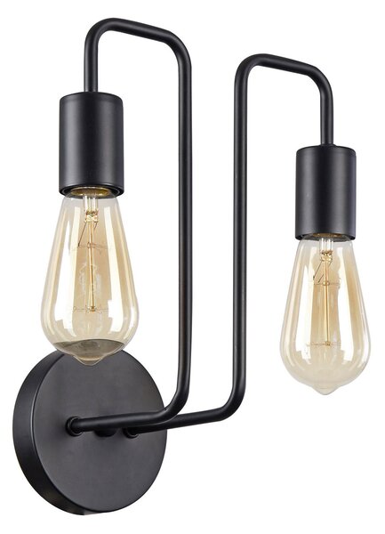 Maytoni Aplică de perete Gilbert, stil industrial, reglabil, Negru, Camera de zi / sufragerie, Metal, Design industrial