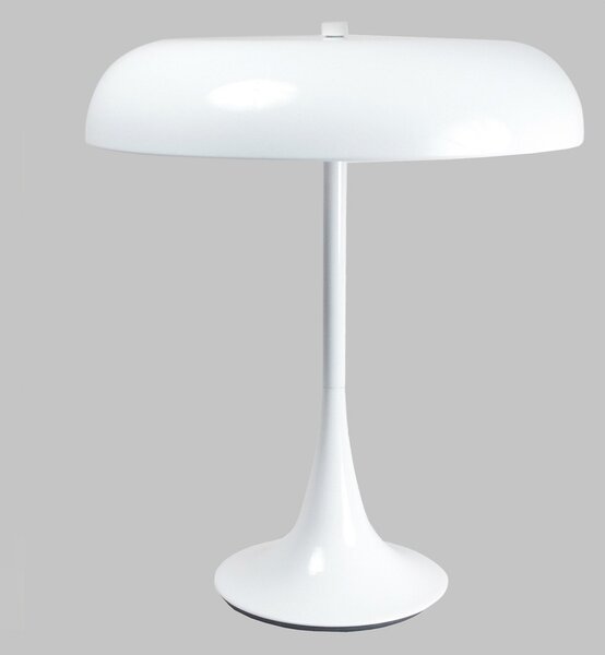 Aluminor Madison lampă de masă lăcuită în alb, Alb, Camera de zi / sufragerie, Metal, Modern