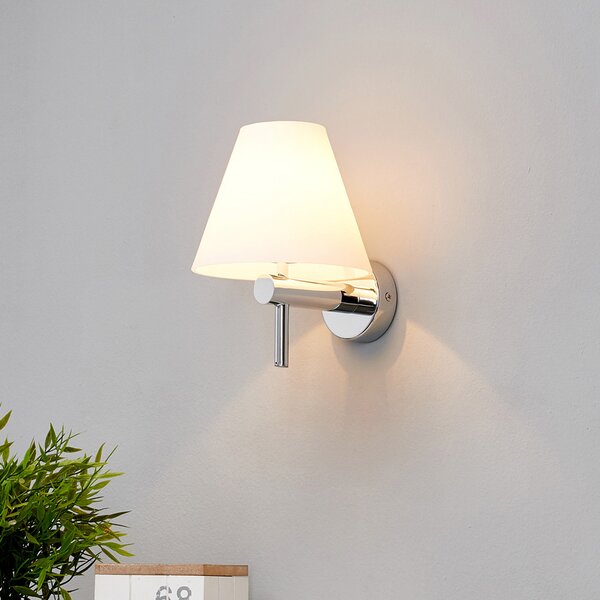 Lindby Violetta aplică, alb, crom, reglabil, Metalic, Baie, Metal, Modern