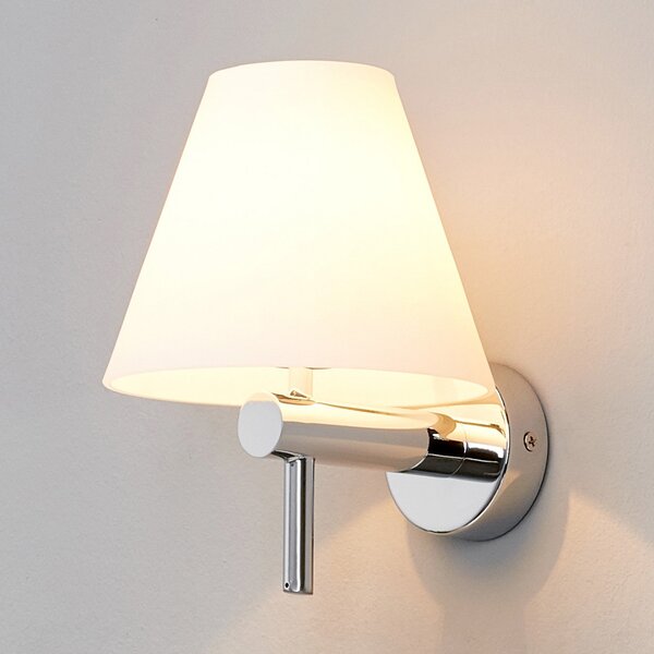 Lindby Violetta aplică, alb, crom, reglabil, Metalic, Baie, Metal, Modern