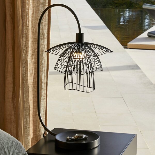 Forestier Papillon XS lampă de masă negru, Negru, Camera de zi / sufragerie, Metal, Design