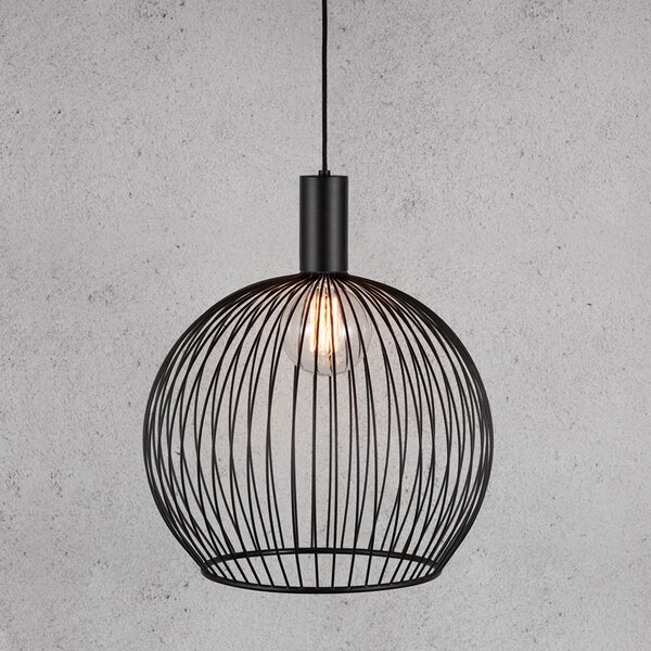 DFTP by Nordlux Lampă suspendată Aver, 50 cm, reglabil, Negru, Camera de zi / sufragerie, Metal, Scandinavă