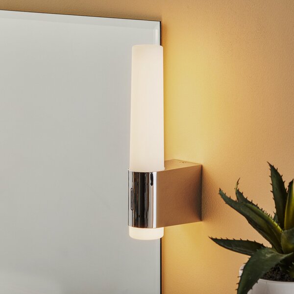 Nordlux Aplică de perete LED baie Helva Night, crom, Metalic, Baie, Plastic, Modern