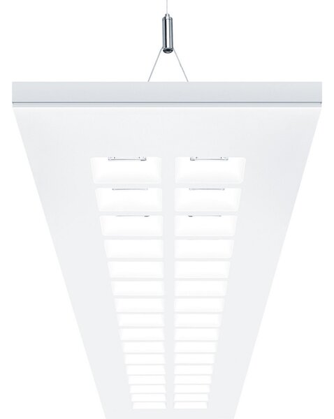 Zumtobel Mirel evolution LED, corp de iluminat suspendat, 3.000 K, reglabil, Alb, Studiu / Birou, Metal