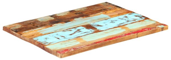 Blat masă dreptunghiular 60x90 cm lemn masiv reciclat 25-27 mm