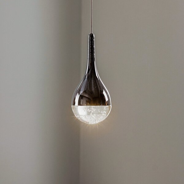 Schuller Valencia Lampă suspendată LED Elie, 1 bec, Metalic, Camera de zi / sufragerie, Metal, Modern