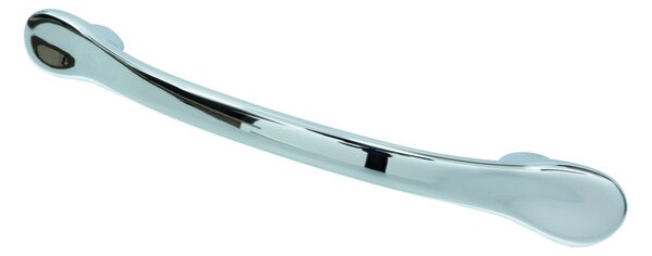 Maner metalic pentru mobilier, model Uriel, distanta dintre gauri = 128 | 224 mm, finisaj crom lucios