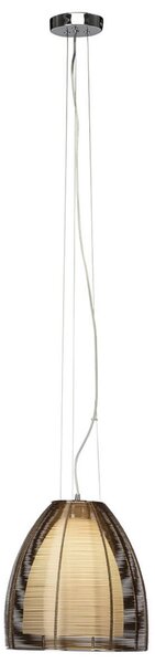 Brilliant Relax lampă suspendată, 1 sursă 30cm bronz, reglabil, Bronz / Alamă Veche, Camera de zi / sufragerie, Metal, Modern