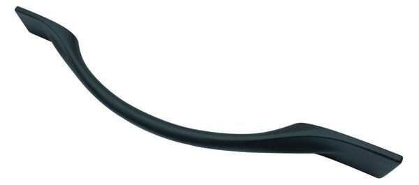 Maner metalic pentru mobilier, model Tara, distanta dintre gauri = 128 | 192 mm, finisaj negru mat