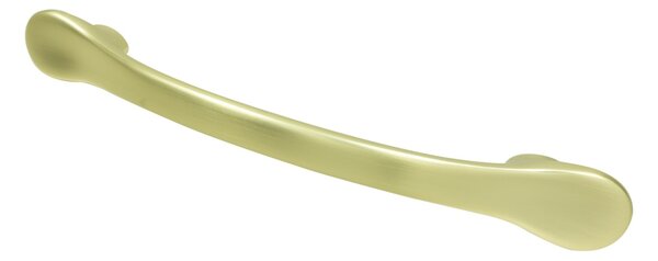 Maner metalic pentru mobilier, model Uriel, distanta dintre gauri = 128 | 224 mm, finisaj auriu mat