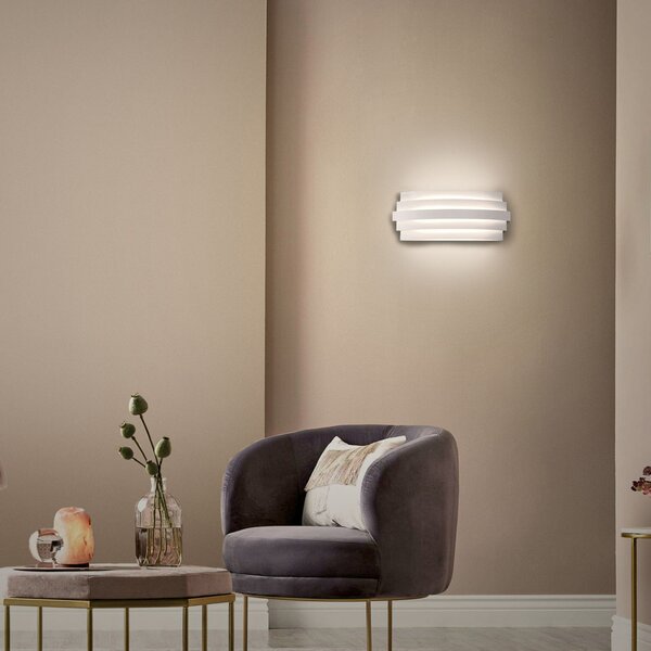 ACB ILUMINACIÓN Luxur aplică LED, albă, Alb, Hol, Aluminiu, Design