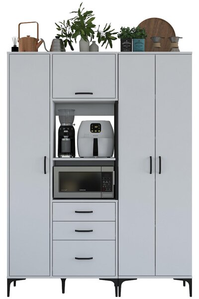 Set dulapuri bucătărie Jenaretta 31 (alb + negru). 1107095