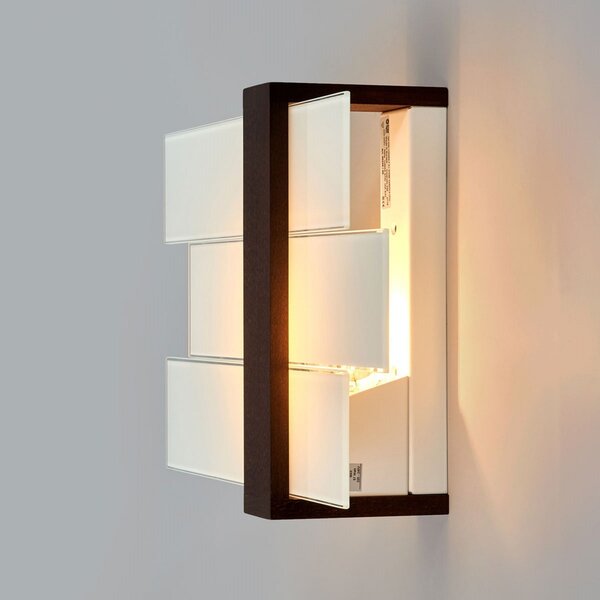 Linea Light Aplică de perete Triad w. lemn, reglabil, Lemn, Hol, Sticlă, Modern