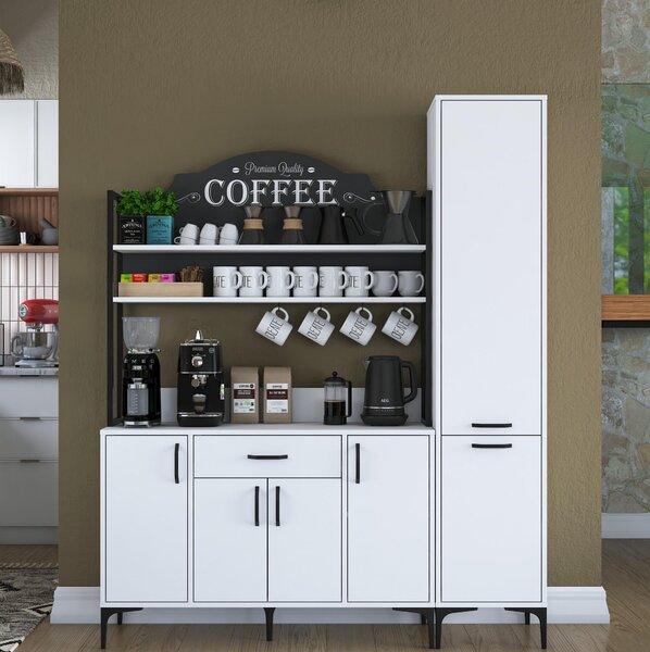 Set dulapuri bucătărie Jenaretta 49 (alb + negru). 1107098