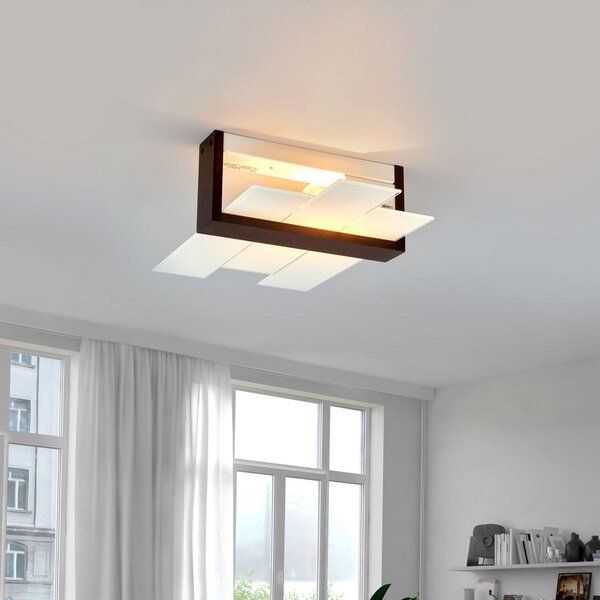 Linea Light Aplică de perete Triad w. lemn, reglabil, Lemn, Hol, Sticlă, Modern