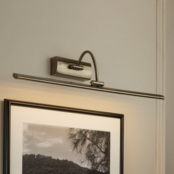 Searchlight Aplică tablou LED Head cu cap reglabil, 64cm, Bronz / Alamă Veche, Camera de zi / sufragerie, Metal, Modern