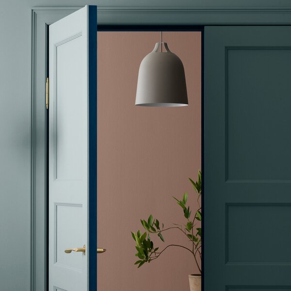 Eva Solo EVA Clover lampă pendul Ø 35cm, gri-piatră, reglabil, Gri, Camera de zi / sufragerie, Metal, Modern