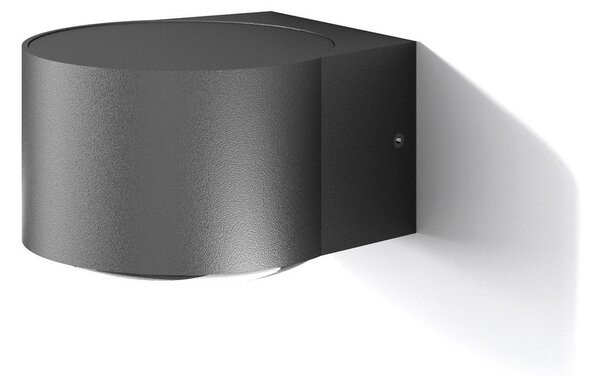 LOOM DESIGN Frey Aplică de perete cu LED IP65 1x6W negru, Negru, Aluminiu, Modern