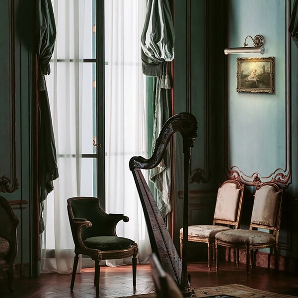 Maytoni Renoir aplică tablou, bronz, aspect antic, reglabil, Bronz / Alamă Veche, Camera de zi / sufragerie, Metal, Antichitate