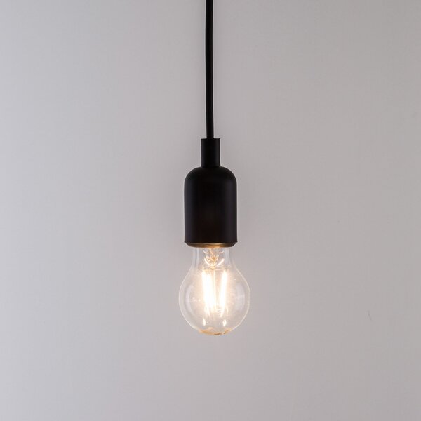 Lustră Pendul SELETTI, LED Maman, reglabil, Negru, Camera de zi, Plastic, Modern