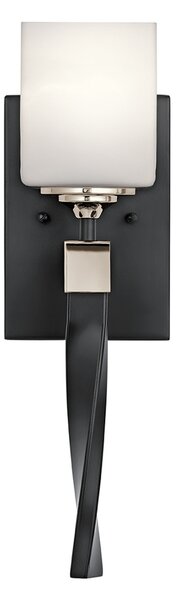 KICHLER Marette aplică baie, negru, Negru, Baie, Metal, Modern