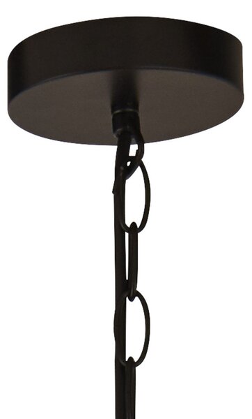 Searchlight Discus lampă suspendată, 4 becuri, reglabil, Negru, Camera de zi / sufragerie, Plastic, Modern, glob
