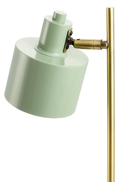 Dyberg Larsen Lampă de masă Ocean, măslin, înălțime 43 cm, metal, Verde, Camera de zi / sufragerie, Metal, Design