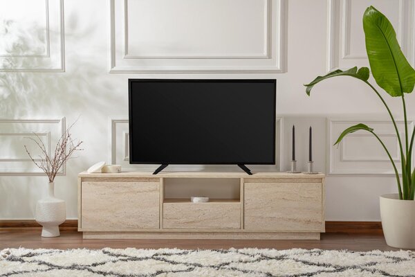 Dulap TV Vangarella (travertin). Promo -20%. 1107326