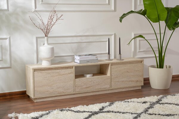 Dulap TV Vangarella (travertin). Promo -20%. 1107326