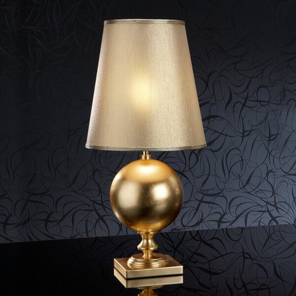 Schuller Valencia Lampă de masă Terra - complet aurie, Auriu / Alamă, Camera de zi / sufragerie, Metal, Modern