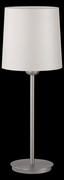 Hufnagel Lampă de masă Havanna cu efect sidef alb crem, Gri, Camera de zi / sufragerie, Metal, Modern