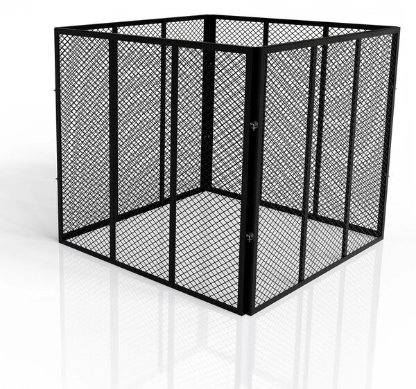 Juskys Compostor metalic 800 L - negru