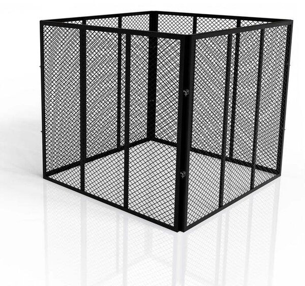 Juskys Compostor metalic 450 L - negru