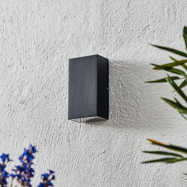 Nordlux Aplică LED de exterior Rold, formă angulară, Negru, Metal, Modern