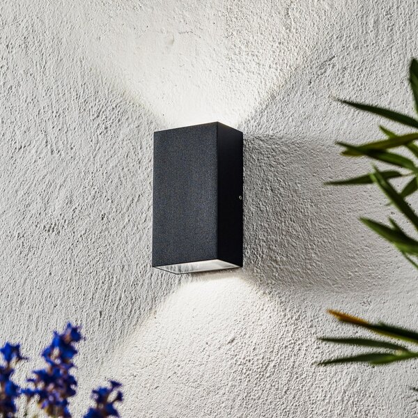Nordlux Aplică LED de exterior Rold, formă angulară, Negru, Metal, Modern