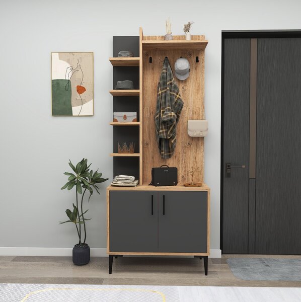 Mobilier Hol Junima (pin atlantic + antracit). 1107679