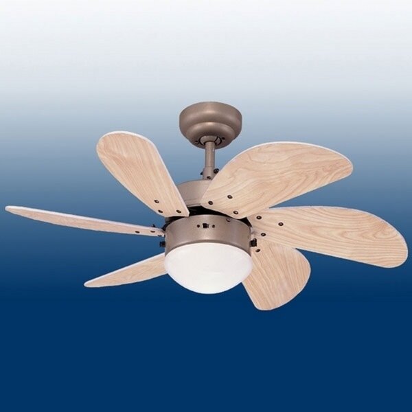 Westinghouse Ventilator Turbo Swirl cu 2 comutatoare, Lemn, Lemn