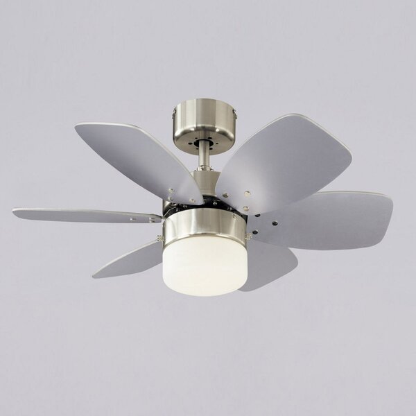 Westinghouse Floral Royal ventilator de tavan, Gri, Camera de zi / sufragerie, Metal, Modern