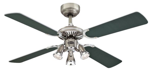 Westinghouse Princess Euro ventilator grafit, Gri, Camera de zi / sufragerie, Lemn