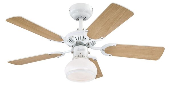 Westinghouse Princess Radiance II ventilator, Alb, Camera de zi / sufragerie, Lemn