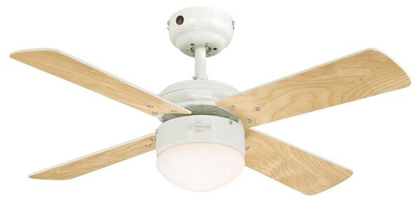 Westinghouse Ventilator de tavan Colosseum, reglabil, Alb, Camera de zi / sufragerie, Lemn