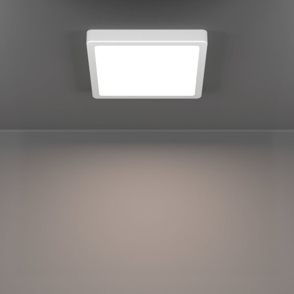 Eglo 901312-LED Plafonieră LED FUEVA, 10,5 W, 230 V, 2700/4000/6500 K, 22 x 22 cm, alb